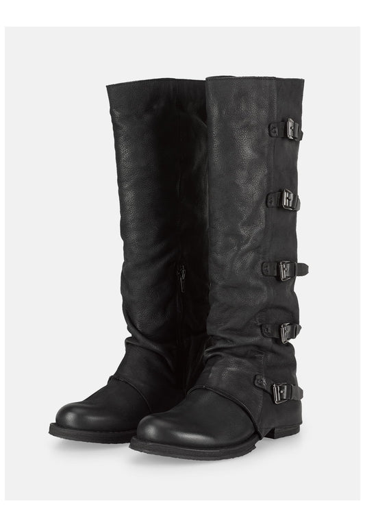 FELMINI Stiefel Leder Schwarz
