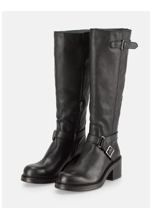 FELMINI Stiefel Leder Schwarz