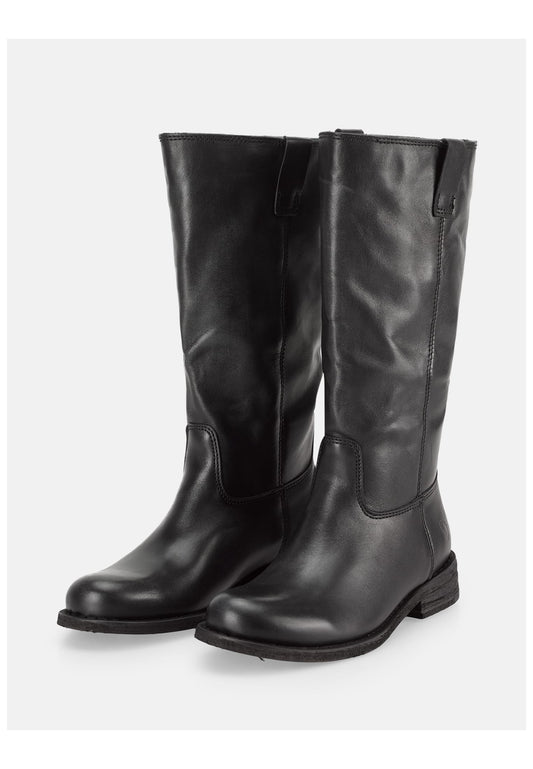 FELMINI Stiefel Leder Schwarz