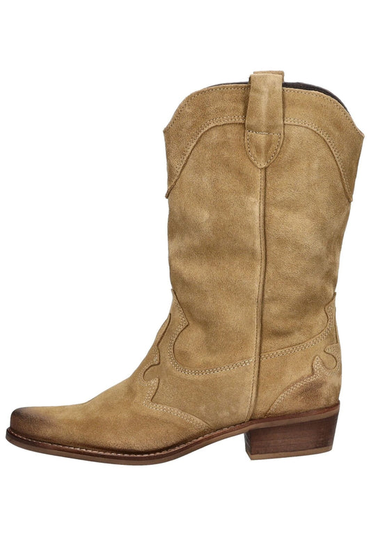 FELMINI Stiefel Veloursleder Beige