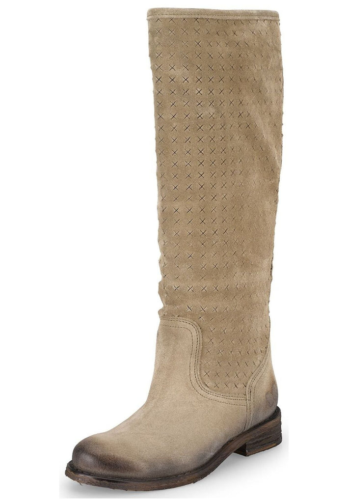 FELMINI Stiefel Veloursleder Braun/Grau