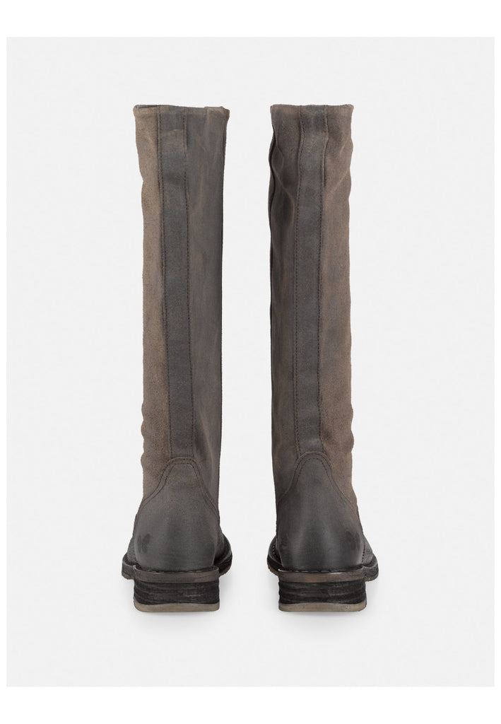 FELMINI Stiefel Veloursleder Dunkelgrau