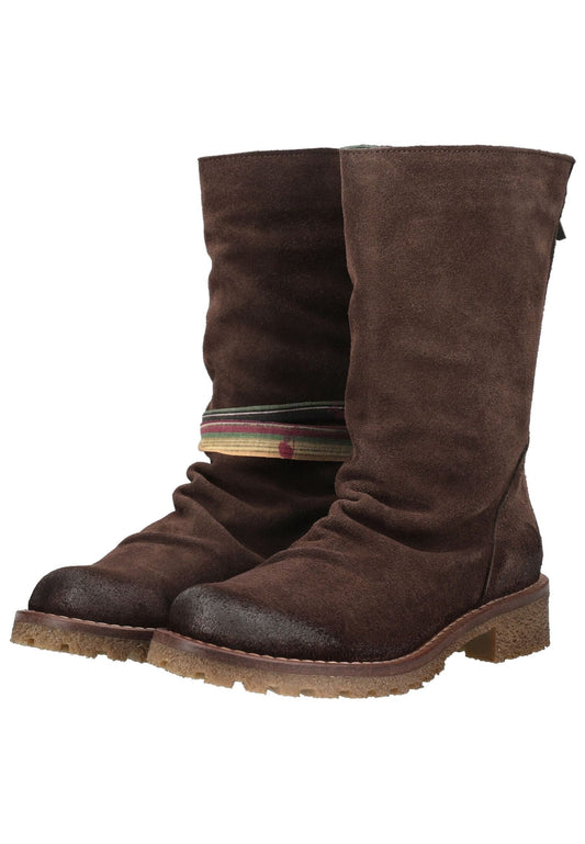 FELMINI Stiefel Veloursleder Espresso