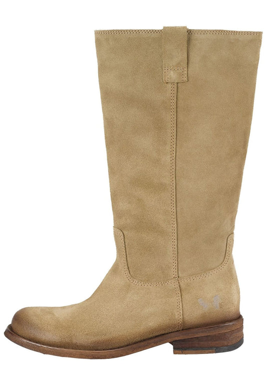 FELMINI Stiefel Veloursleder Mittelbraun