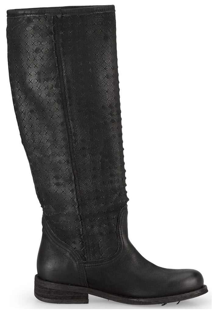 FELMINI Stiefel Veloursleder Schwarz