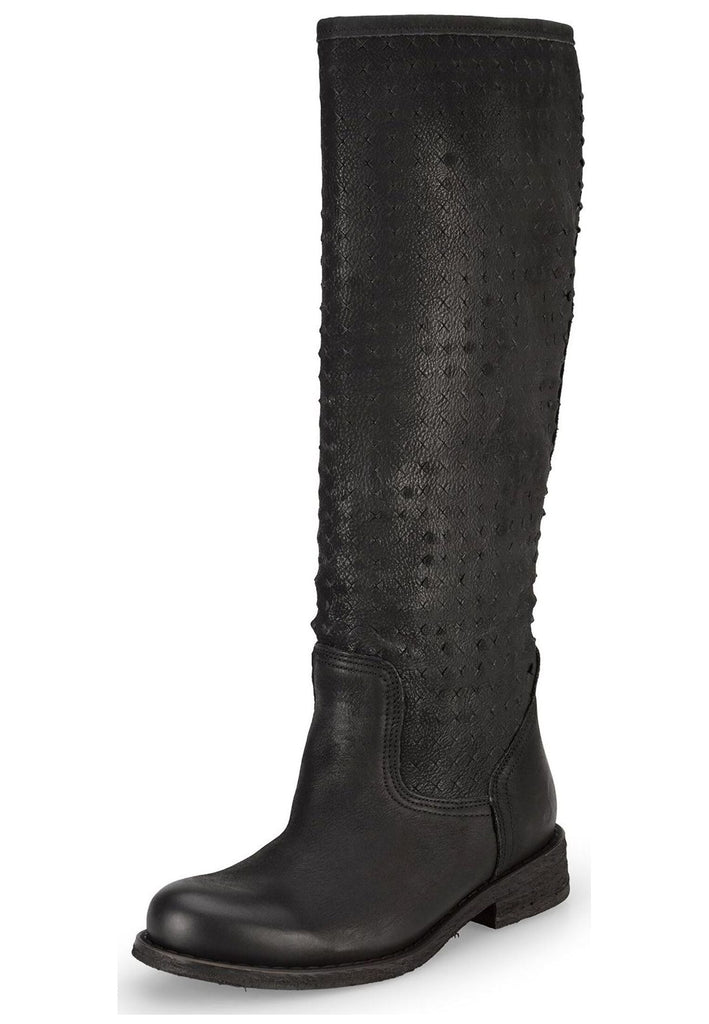 FELMINI Stiefel Veloursleder Schwarz