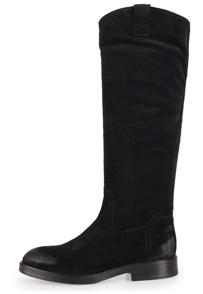 FELMINI Stiefel Veloursleder Schwarz