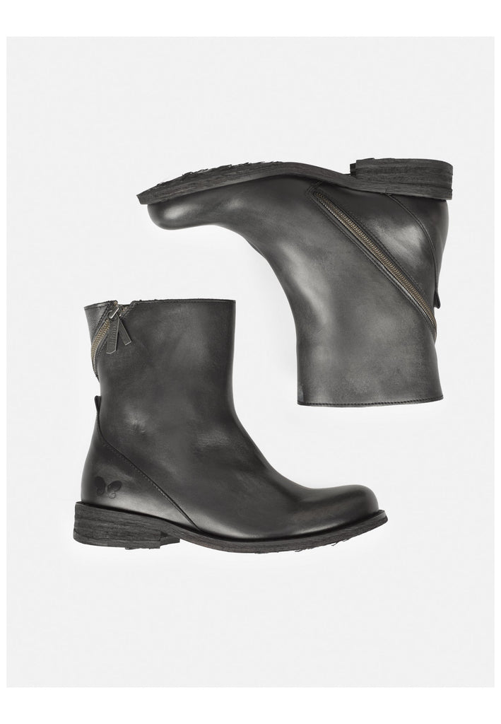 FELMINI Stiefelette Glattleder Schwarz