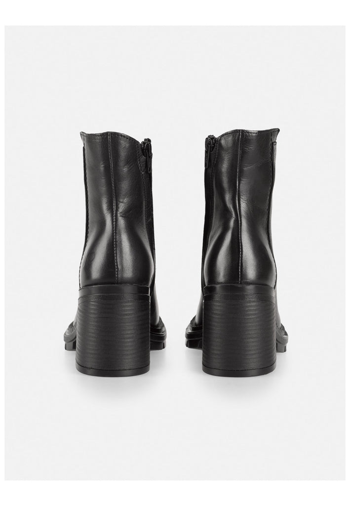 FELMINI Stiefelette Glattleder Schwarz