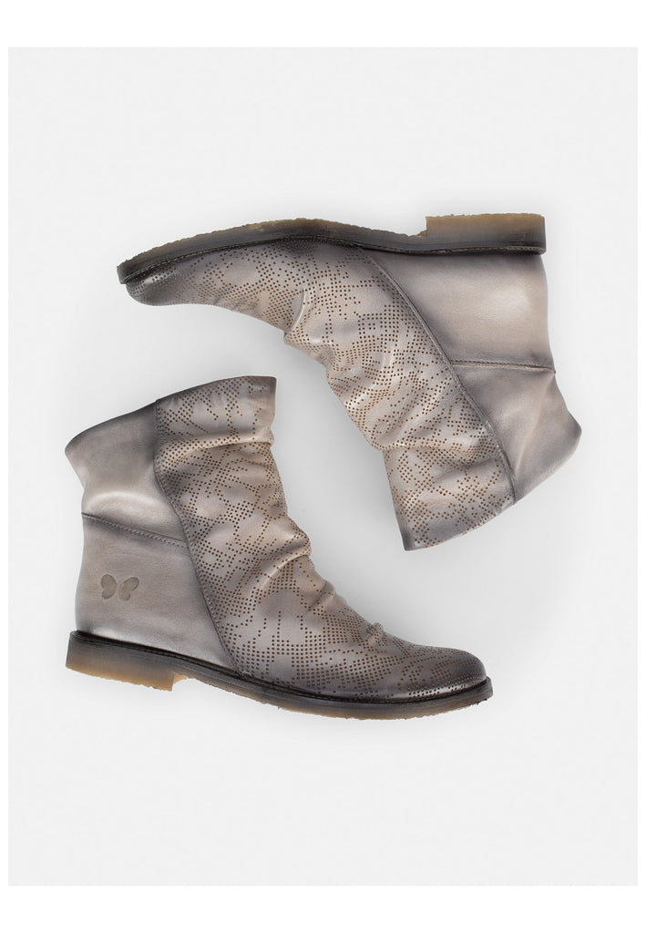 FELMINI Stiefelette Leder Braun/Grau