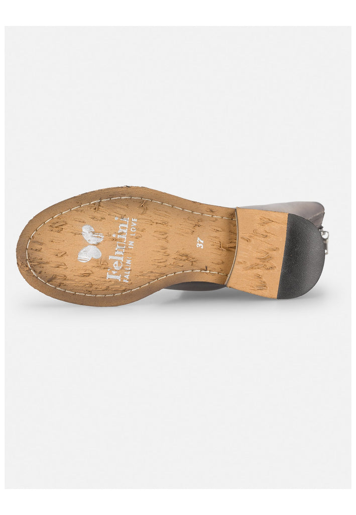 FELMINI Stiefelette Leder Braun/Grau
