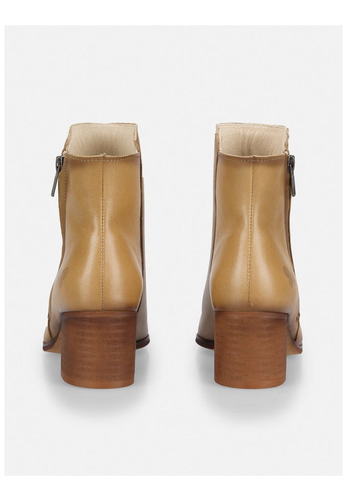 FELMINI Stiefelette Leder Dunkelbeige