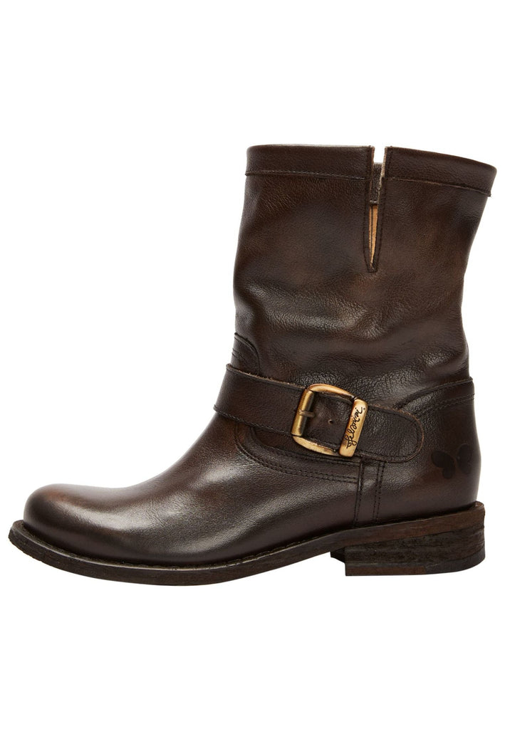 FELMINI Stiefelette Leder Dunkelbraun