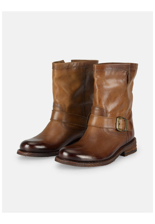 FELMINI Stiefelette Leder Dunkelbraun