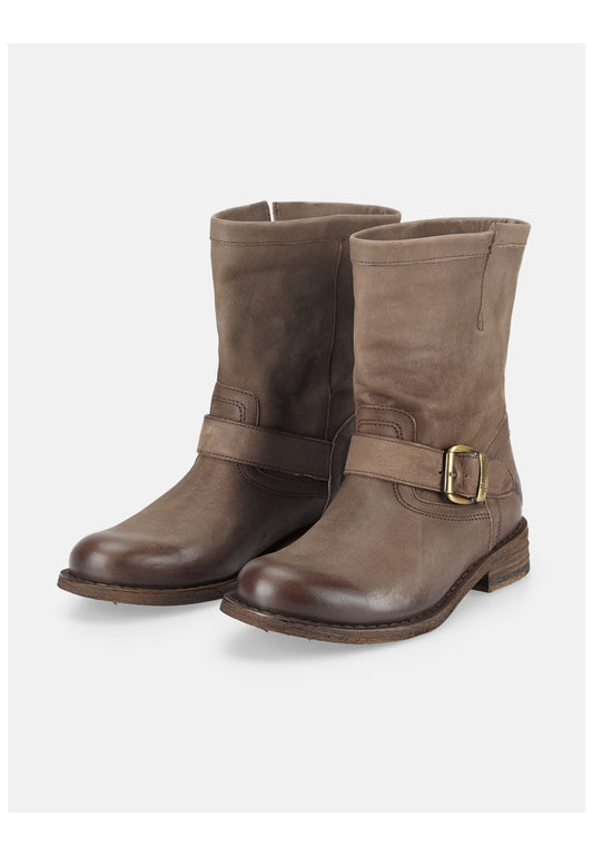 FELMINI Stiefelette Leder Dunkelbraun