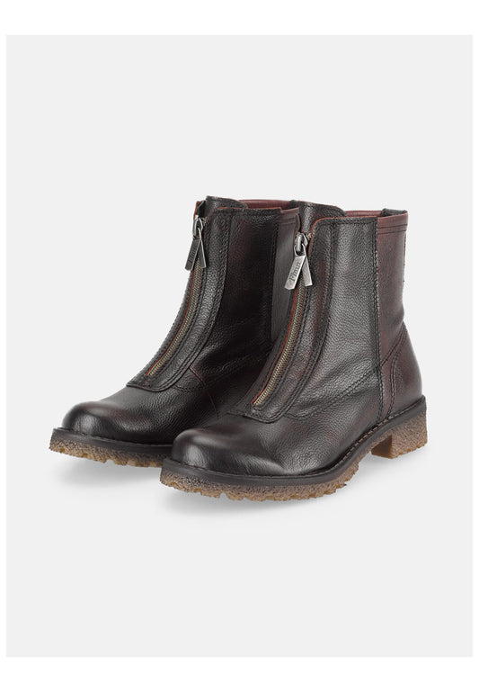 FELMINI Stiefelette Leder Dunkelbraun