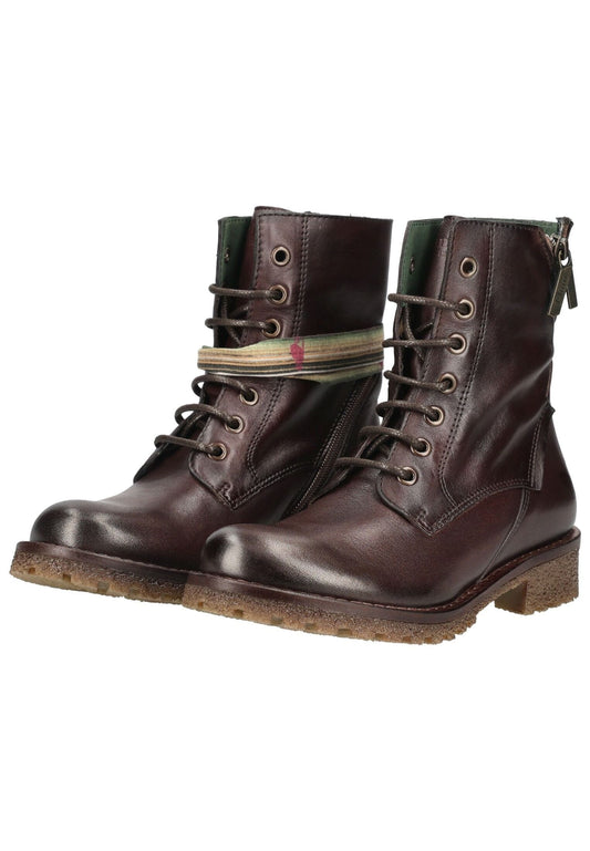 FELMINI Stiefelette Leder Dunkelbraun