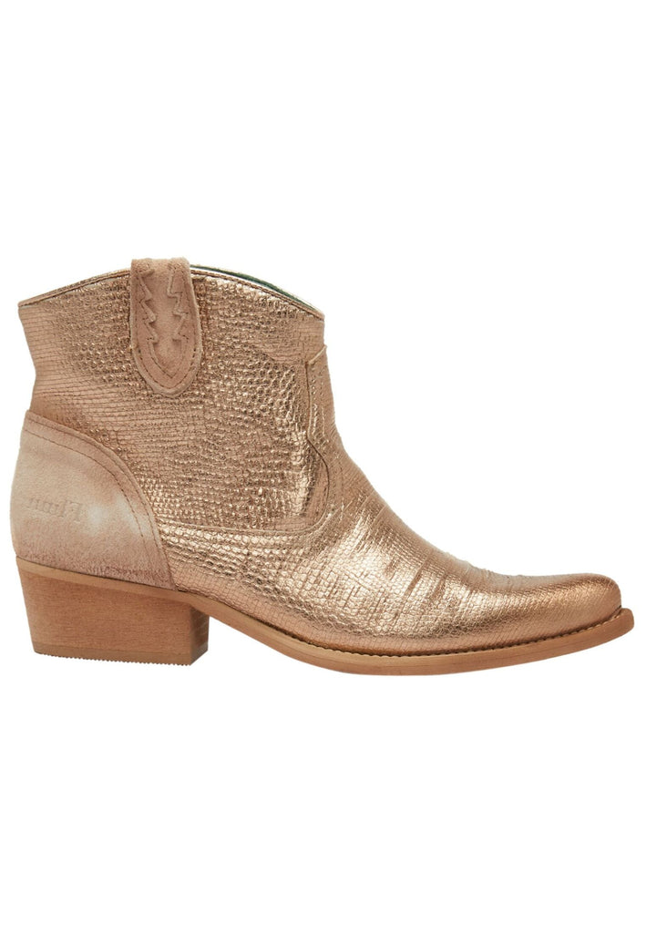 FELMINI Stiefelette Leder Gold-Braun