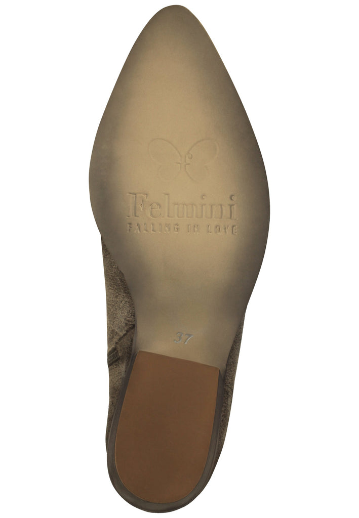 FELMINI Stiefelette Leder Grau/Braun