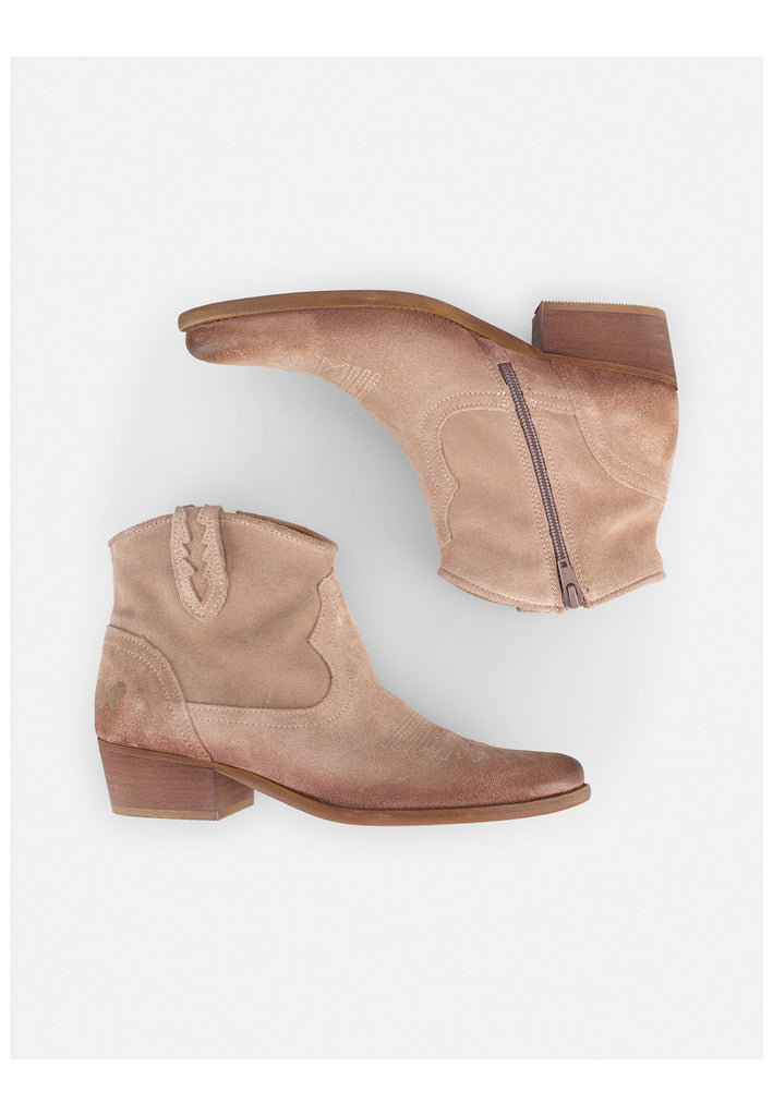 FELMINI Stiefelette Leder Hellbraun