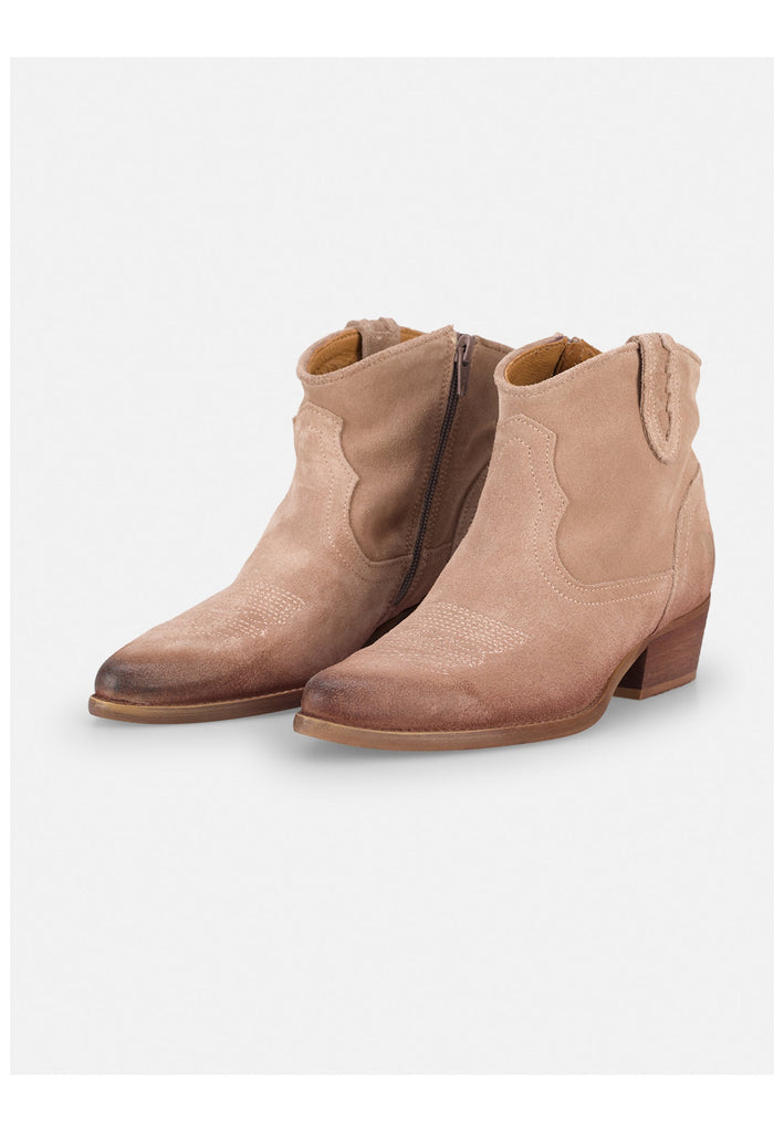 FELMINI Stiefelette Leder Hellbraun