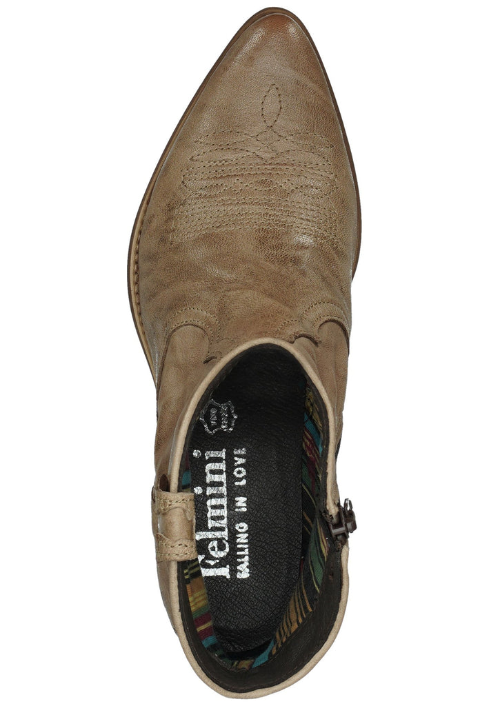 FELMINI Stiefelette Leder Hellbraun