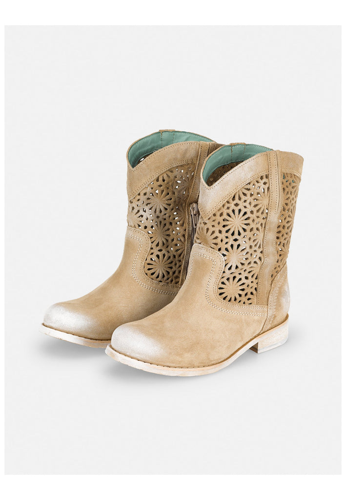 FELMINI Stiefelette Leder Hellbraun