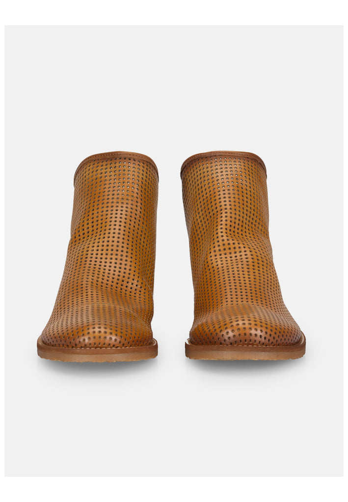 FELMINI Stiefelette Leder Mittelbraun