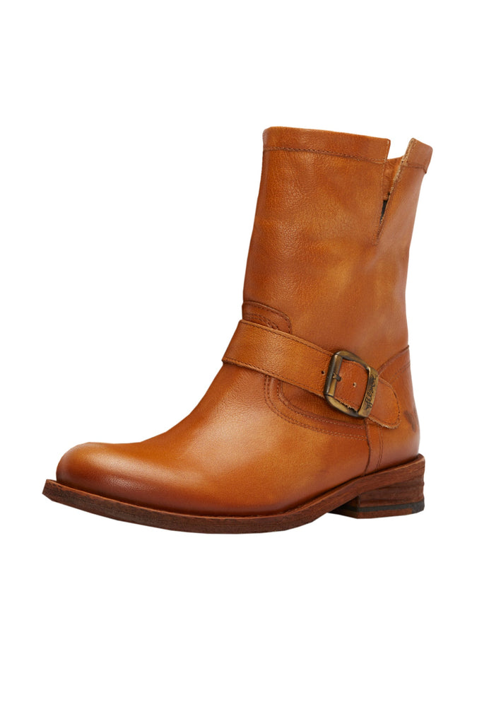 FELMINI Stiefelette Leder Mittelbraun