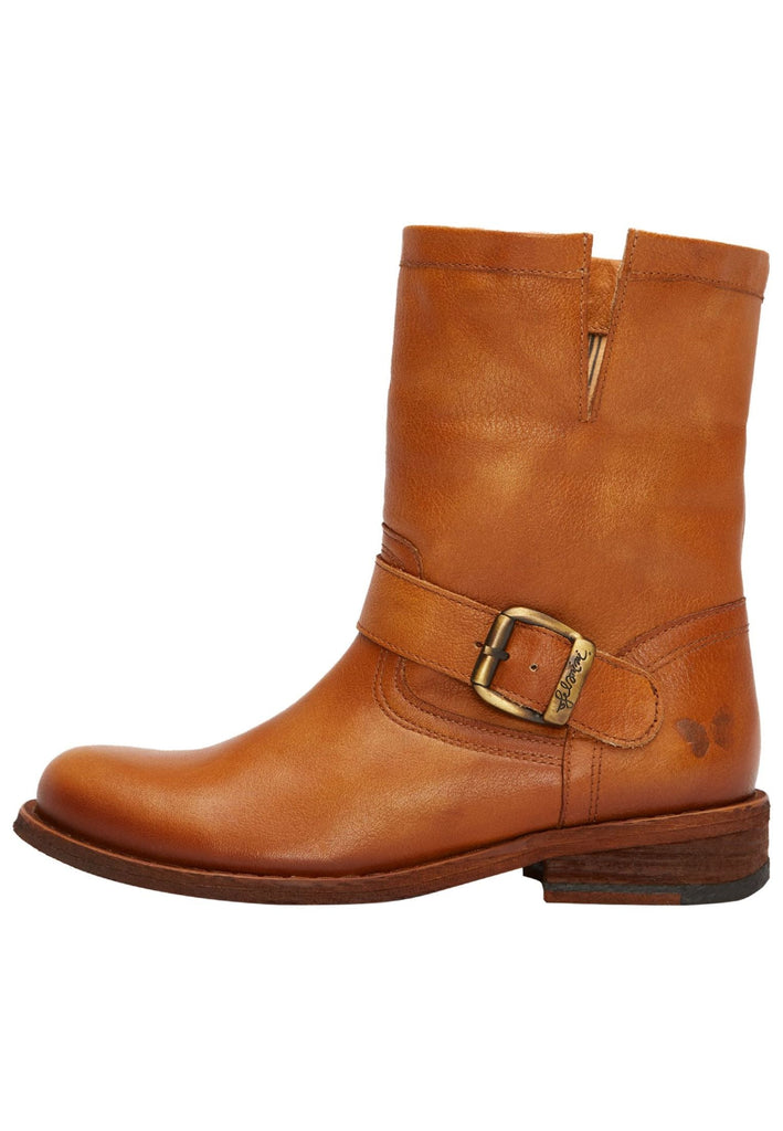 FELMINI Stiefelette Leder Mittelbraun