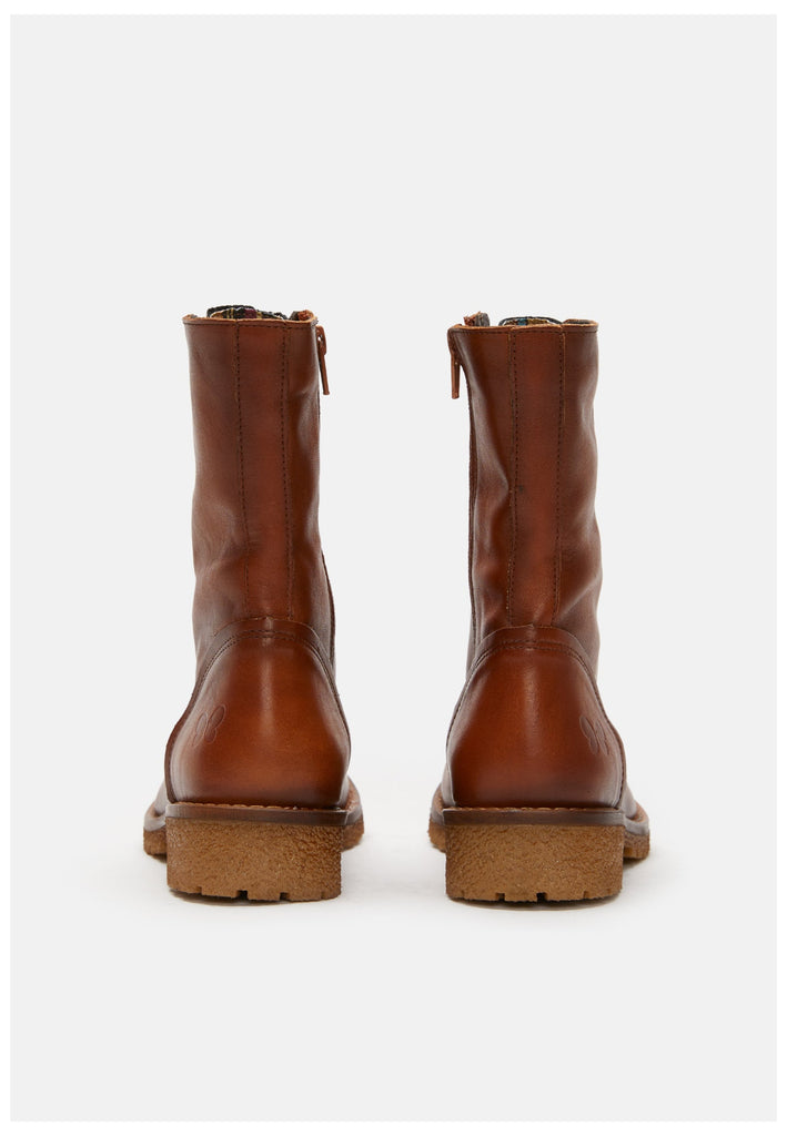 FELMINI Stiefelette Leder Mittelbraun