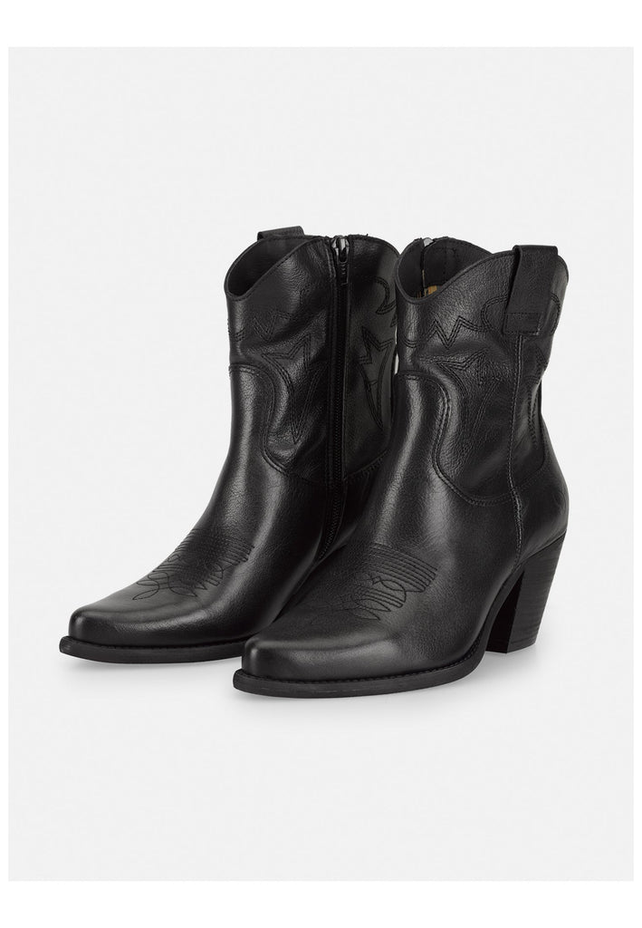 FELMINI Stiefelette Leder Schwarz