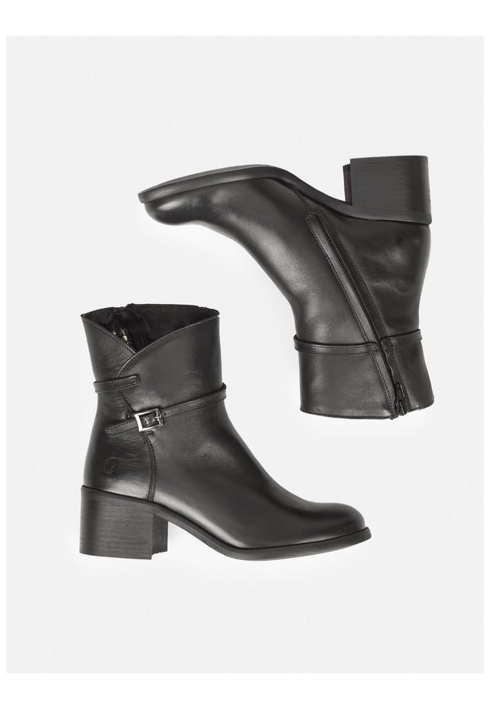 FELMINI Stiefelette Leder Schwarz