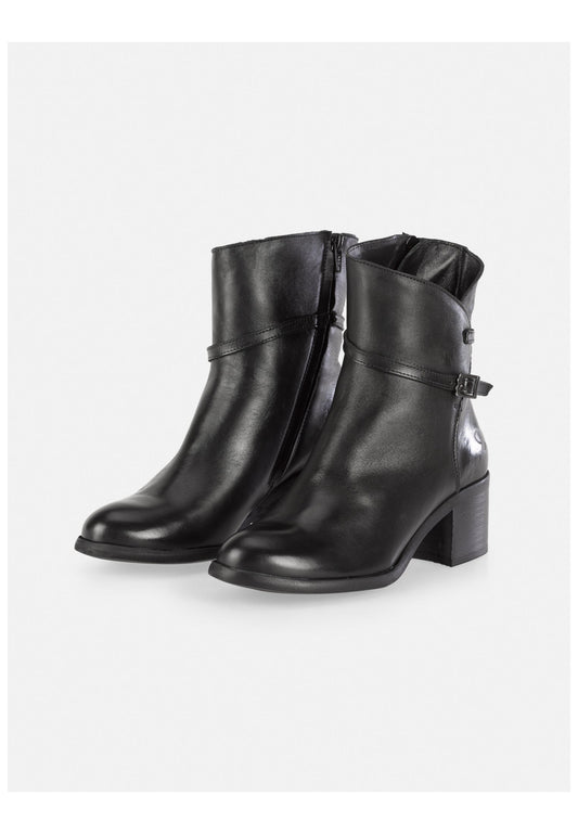 FELMINI Stiefelette Leder Schwarz