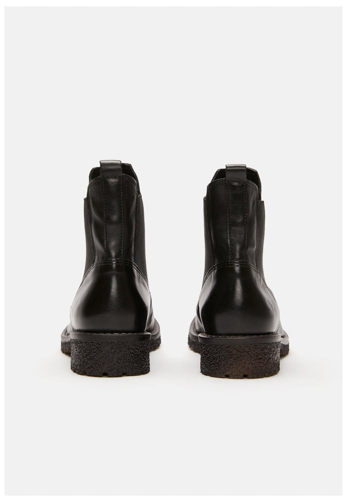 FELMINI Stiefelette Leder/Textil Black