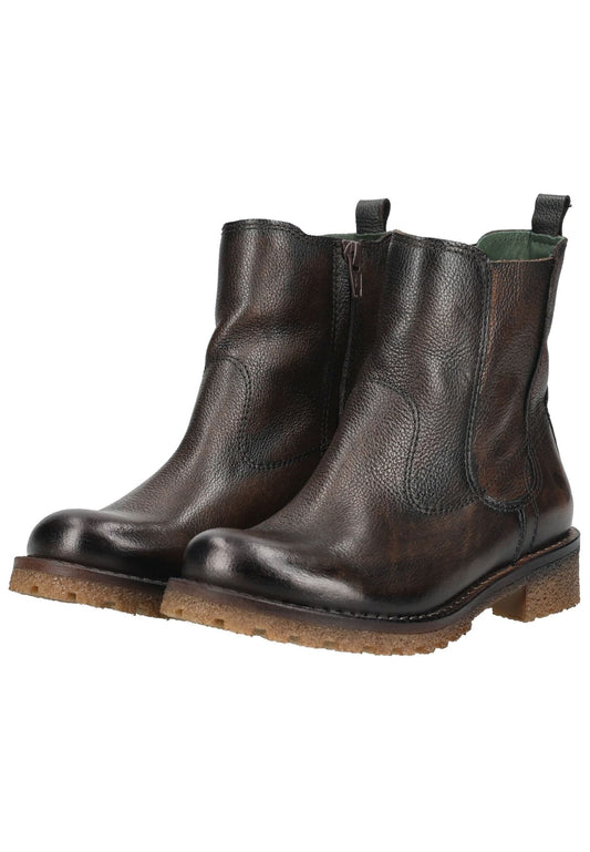 FELMINI Stiefelette Leder/Textil Cognac
