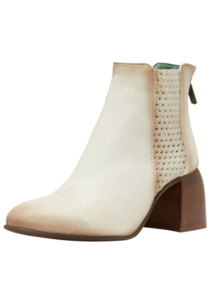 FELMINI Stiefelette Leder Weiß Kombi