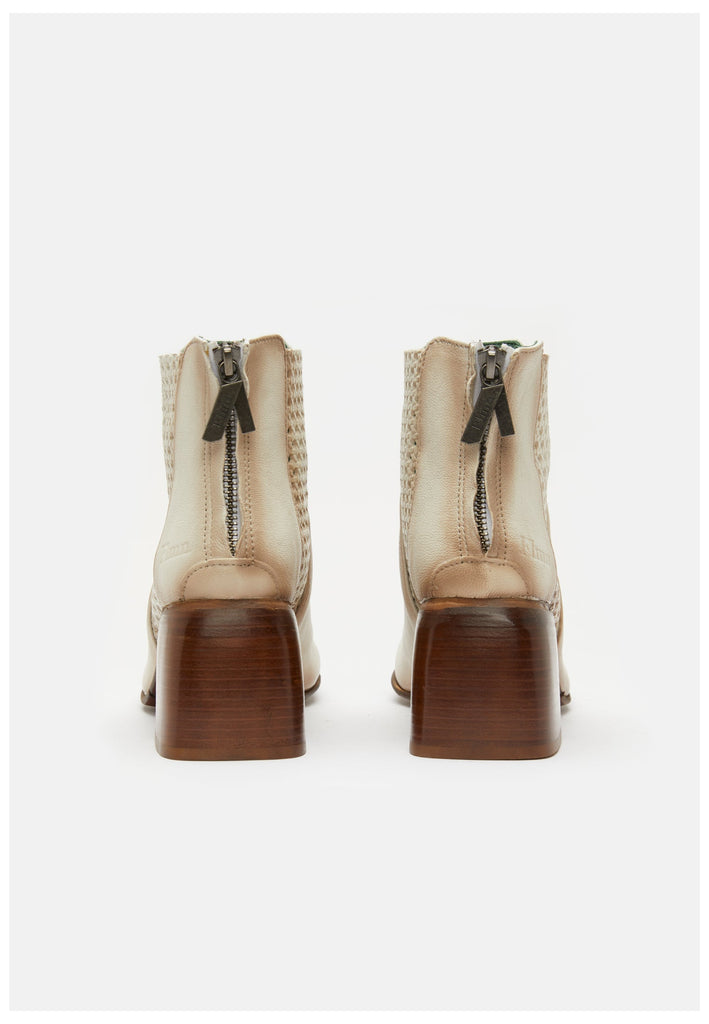 FELMINI Stiefelette Leder Weiß Kombi