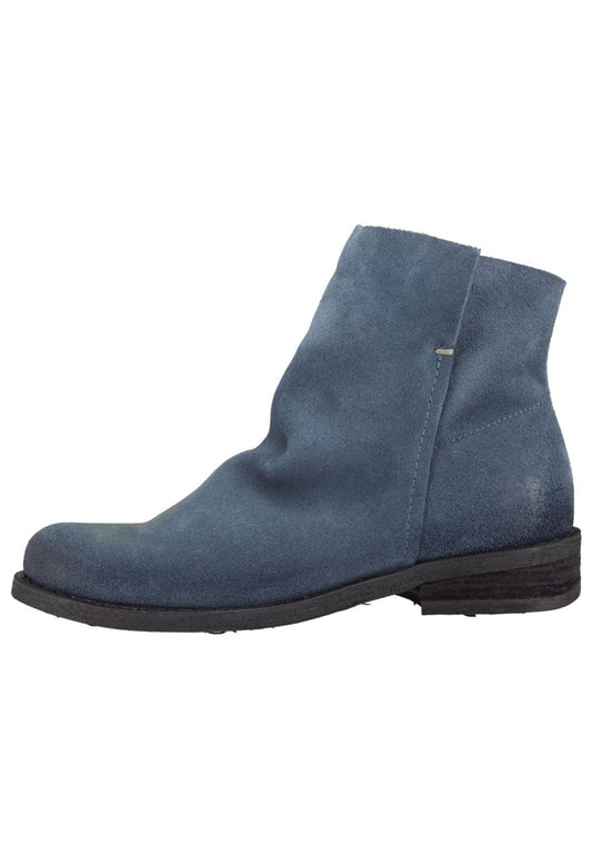FELMINI Stiefelette Veloursleder Blau