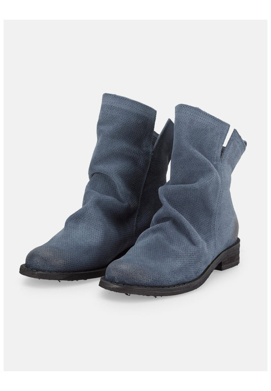 FELMINI Stiefelette Veloursleder Blau
