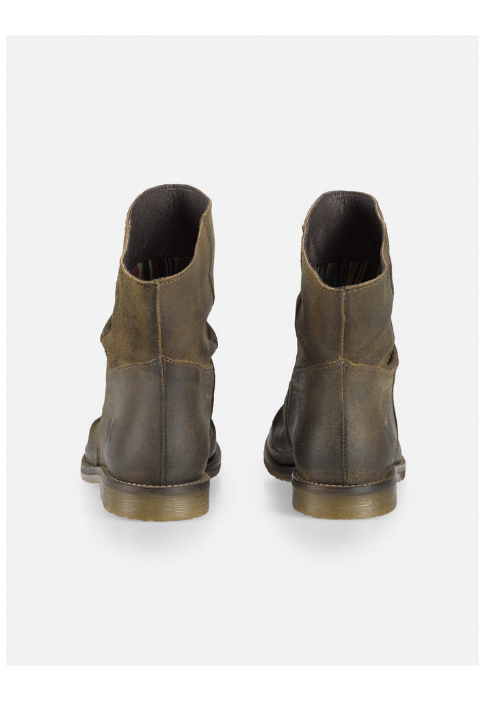 FELMINI Stiefelette Veloursleder Braun