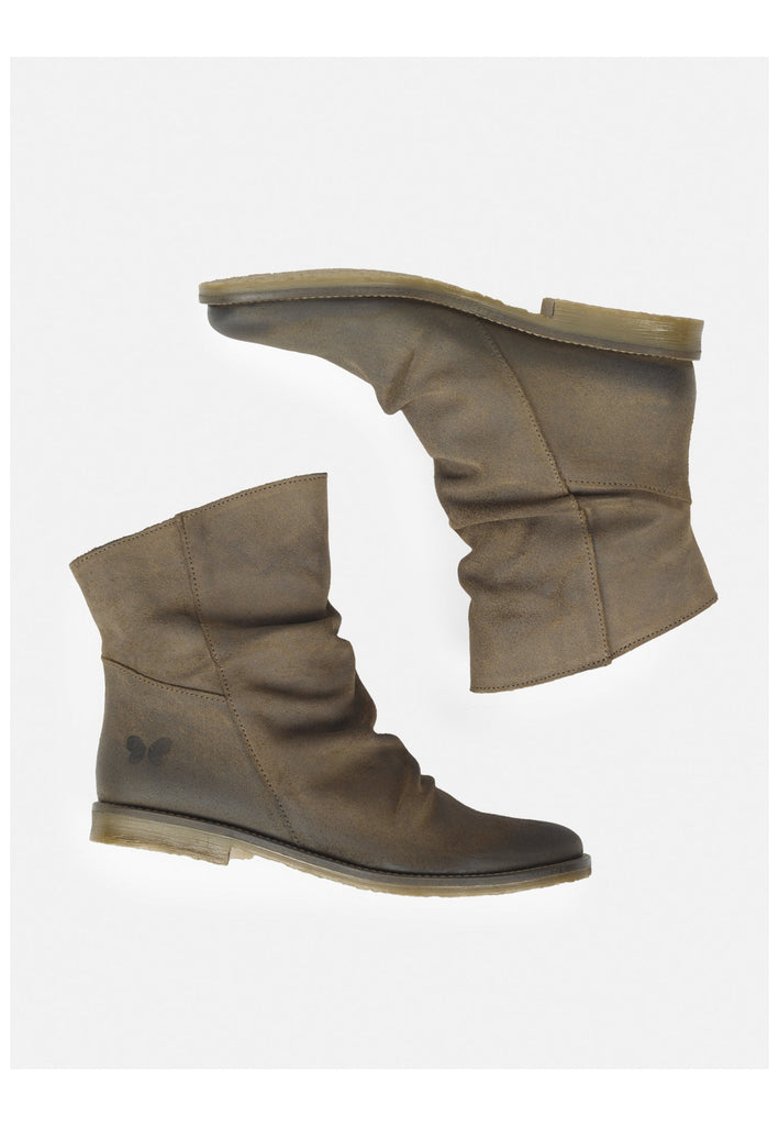 FELMINI Stiefelette Veloursleder Braun