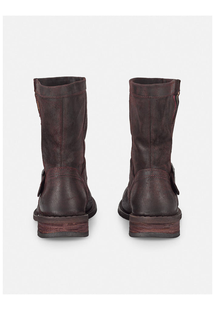 FELMINI Stiefelette Veloursleder Braun