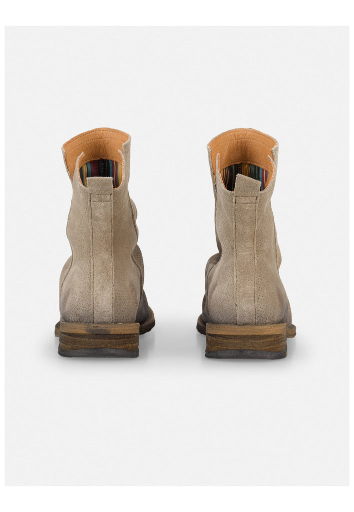 FELMINI Stiefelette Veloursleder Braun/Grau