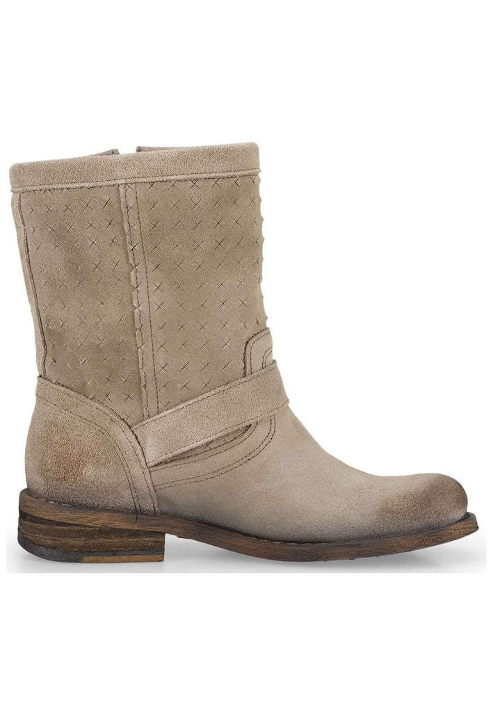 FELMINI Stiefelette Veloursleder Braun/Grau