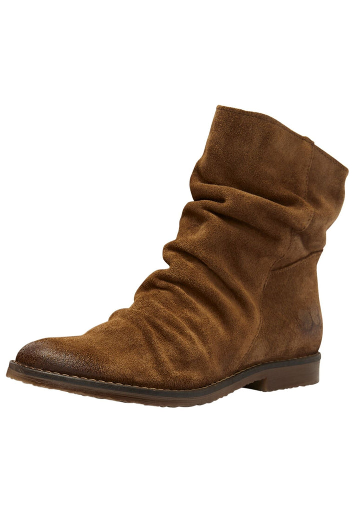 FELMINI Stiefelette Veloursleder Dunkelbraun