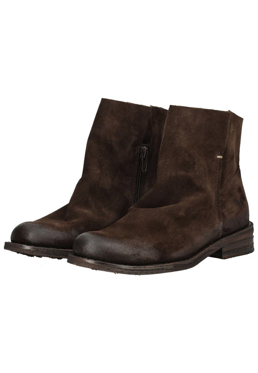 FELMINI Stiefelette Veloursleder Espresso