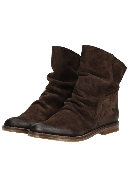 FELMINI Stiefelette Veloursleder Espresso