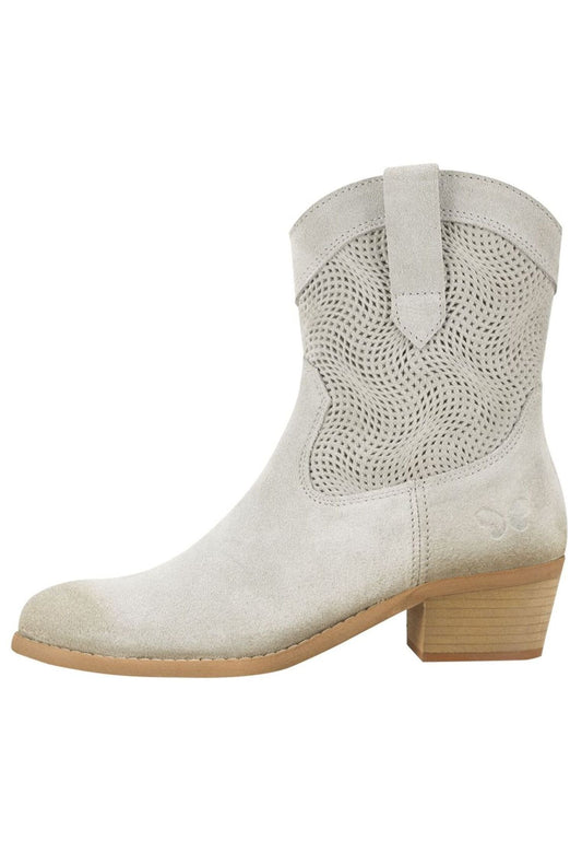 FELMINI Stiefelette Veloursleder Grau