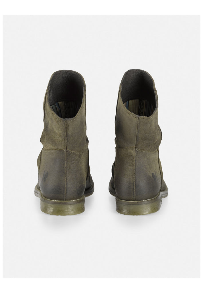 FELMINI Stiefelette Veloursleder Grün